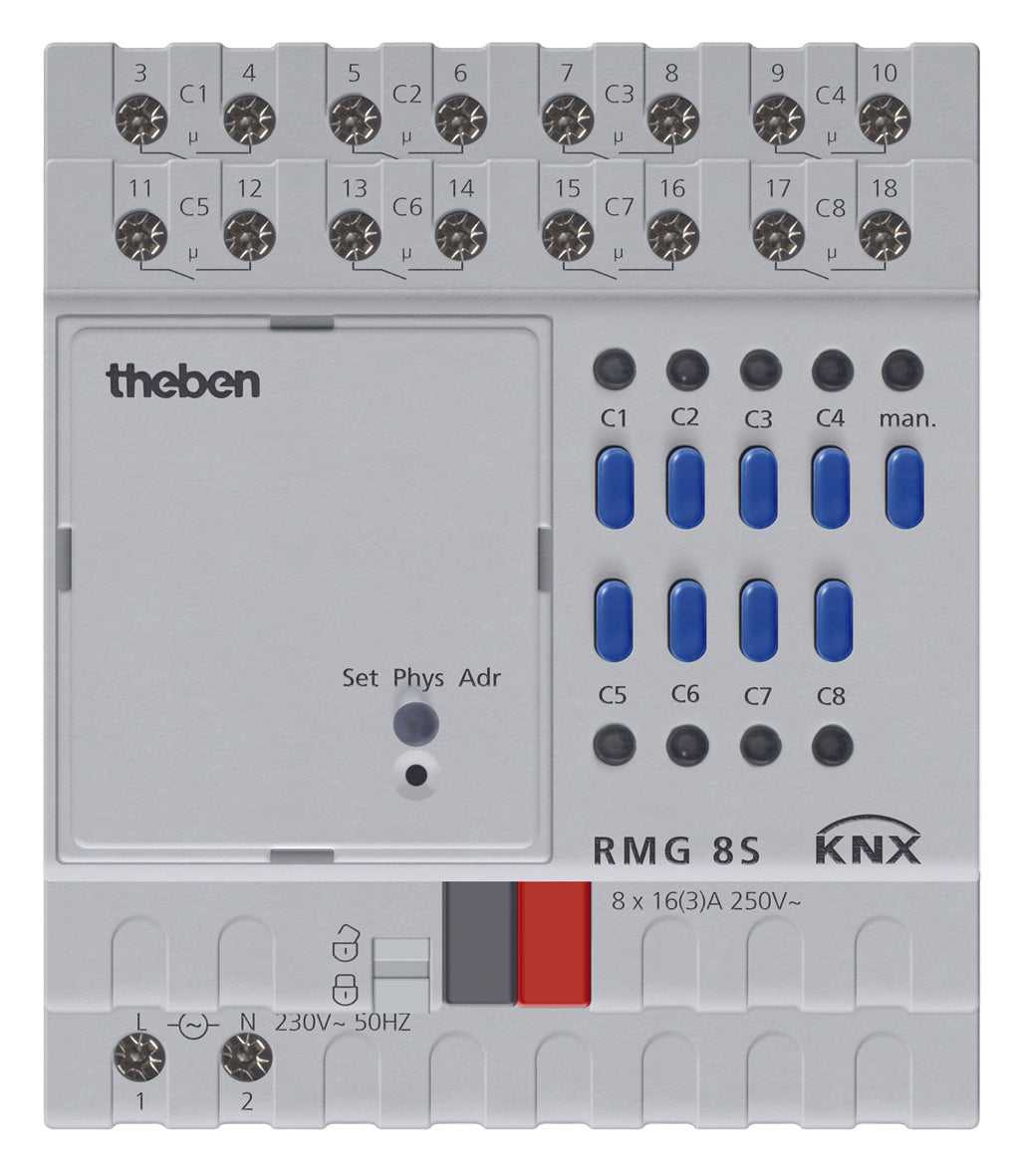 THEBEN KNX Schaltaktor 8-fach, Grundgerät THEBEN KNX Schaltaktor 8-fach, Grundgerät